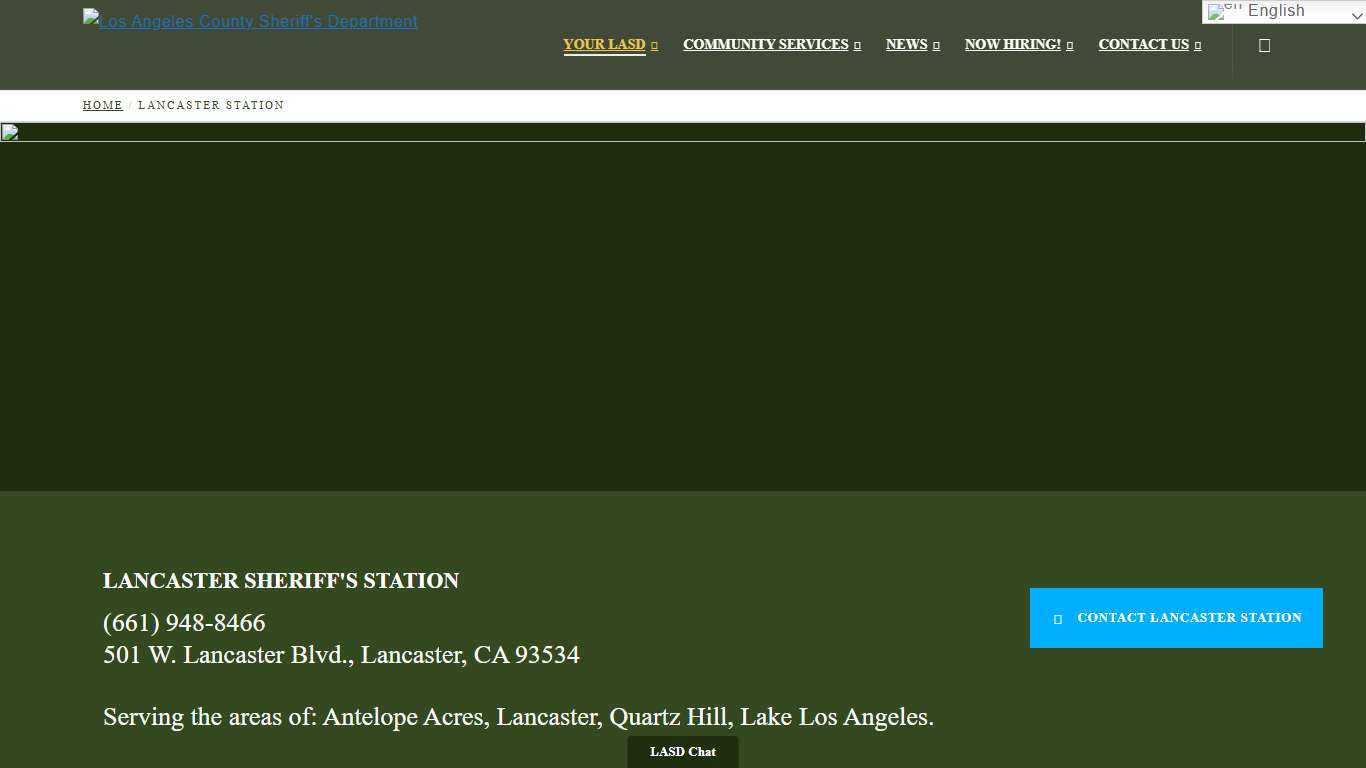 Lancaster Station | Los Angeles County Sheriff’s Department