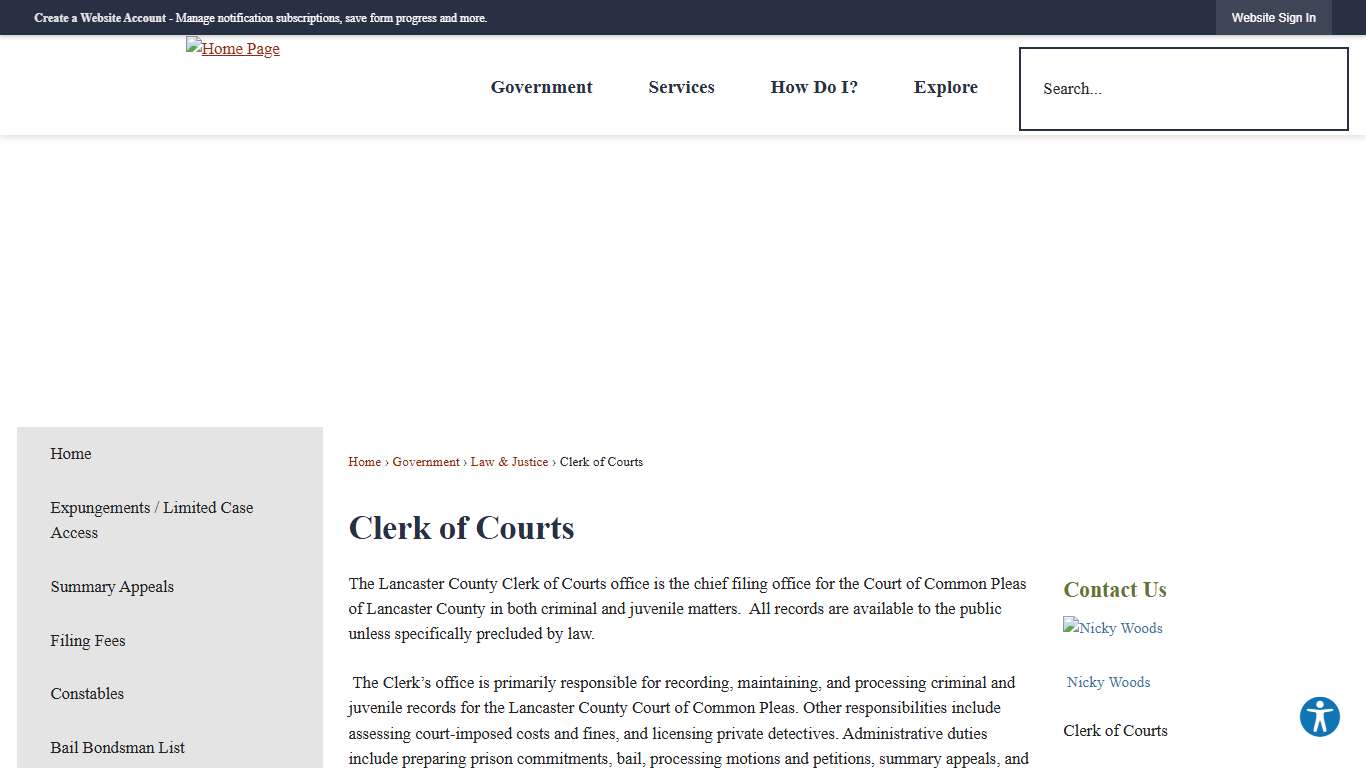 Clerk of Courts | Lancaster County, PA - Official Website